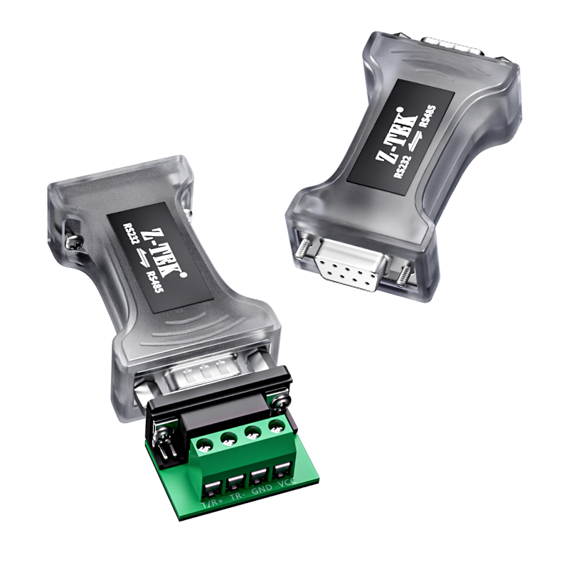 RS232转RS485通用串口转换器 带灯